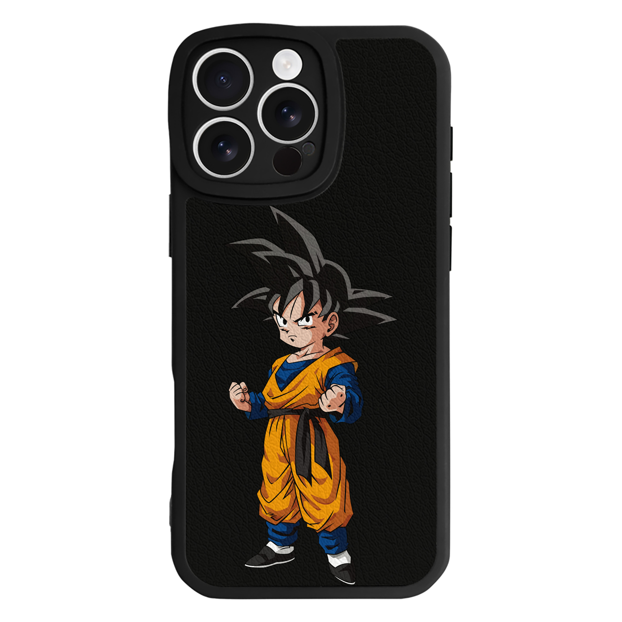 （画像用） ドラゴンボール 孫悟空（そん ごくう）Son Goku カカロット DRAGON BALL Kakarotto 【iPhone 16シリーズ対応】シリコンスマホケース（レザー調） 材質：シリコン